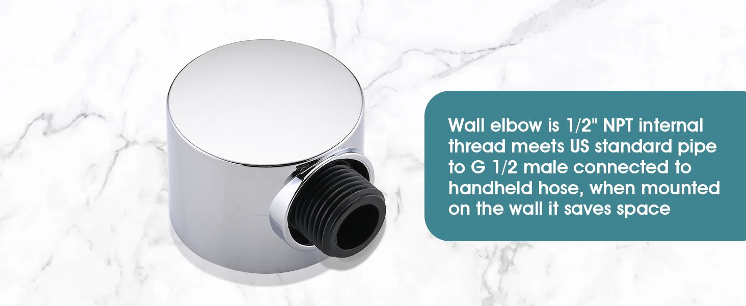 LOCALAND Hand Shower with Slide Bar, High Pressure 10 Setting Handheld