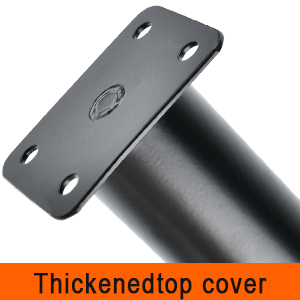 HUMOKI 4PCS Furniture Legs, Adjustable Support Leg Black, Adjustable Heavy Duty Legs 20cm, Metal Furniture Legs, Furniture Support Foot, for Sofa Table Chair Desk Kitchen Cupboard Cabinets, 20-37cm 21 adjustable sofa feet adjustable tall metal desk legs cabinet kitchen table leg cabinet leg