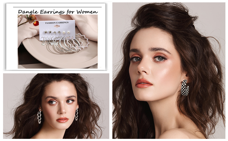 アクセサリー Fashion Earrings Set Amazon.com: 84 Pairs Gold Stud Earrings Set for Women