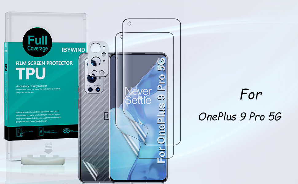 Ibywind Screen Protector for OnePlus 9 Pro 5G(6.7"),[Pack of 2],[Camera