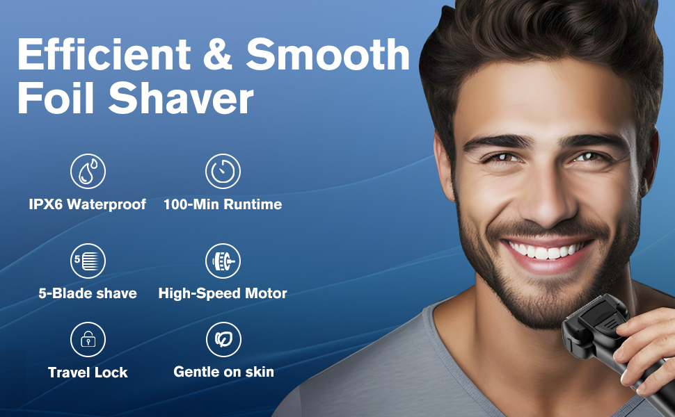 5-BLADE Electric Shaver