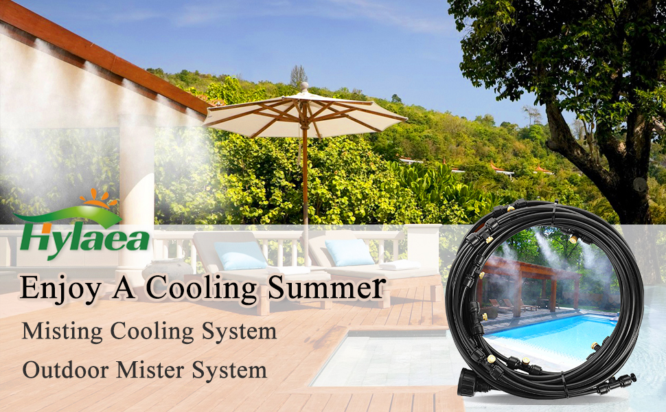Hylaea Misters for Outside Patio, Misting Cooling System