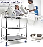 medical carts with wheels and drawers