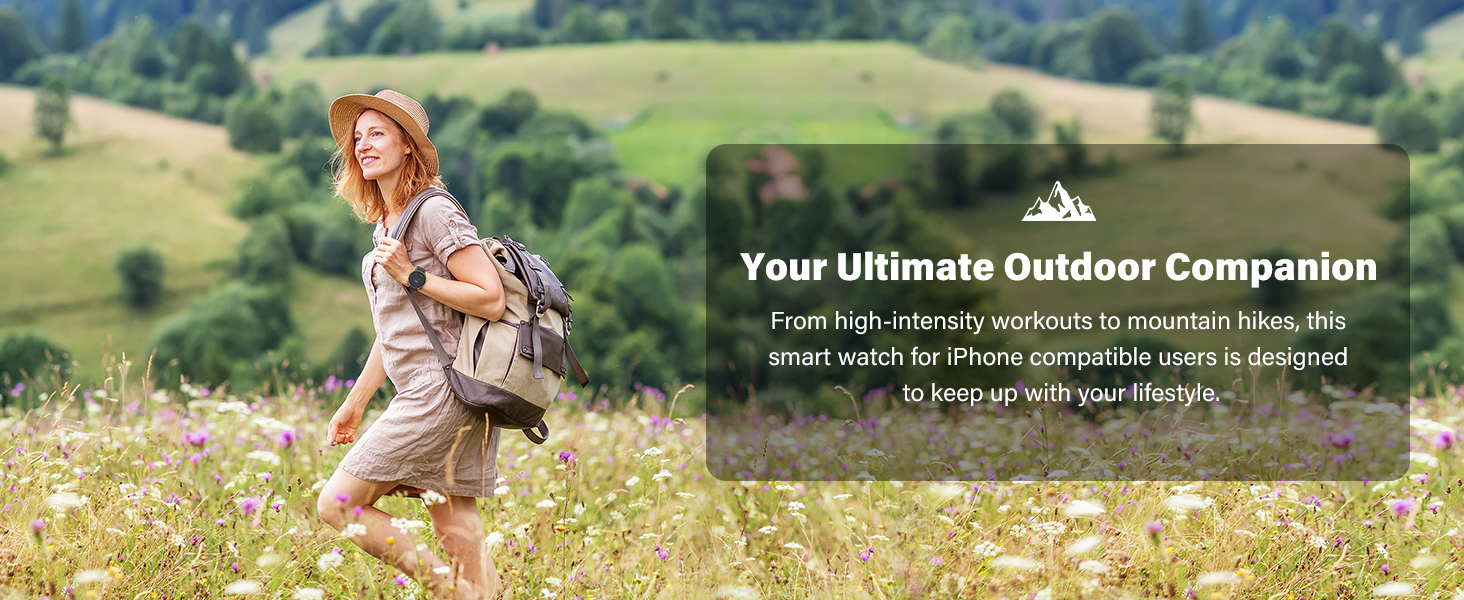 outdoor companion by smart watch