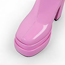 (未使用･未開封品)　Gotta Get Over Greta lok26k6 New Punk Style Women Platform Shoes Metal Decor Heel Height