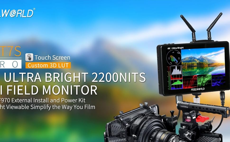 Amazon.com : FEELWORLD LUT7S PRO 7 Inch 2200nits DSLR Camera