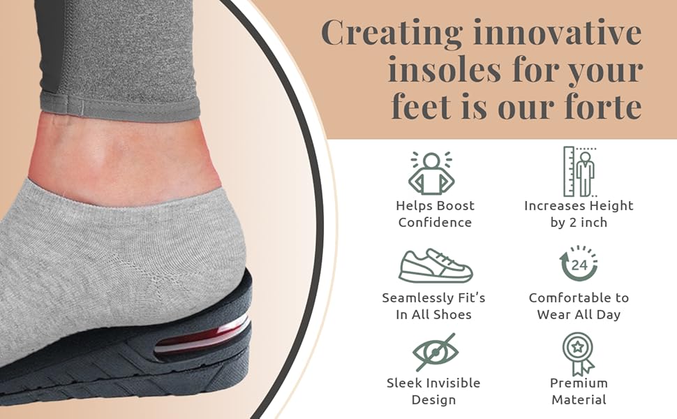 Height Increase Insole - Creating innovative insole for your feet