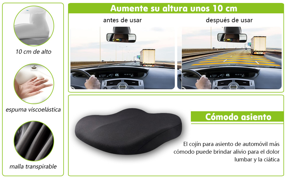 Cojin Elevador Coche Adulto