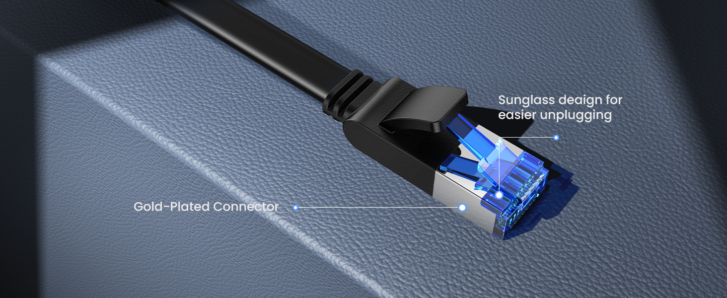 UGREEN Cable 20FT, Cat 8 Cable with 40Gbps 2000Mhz High Speed