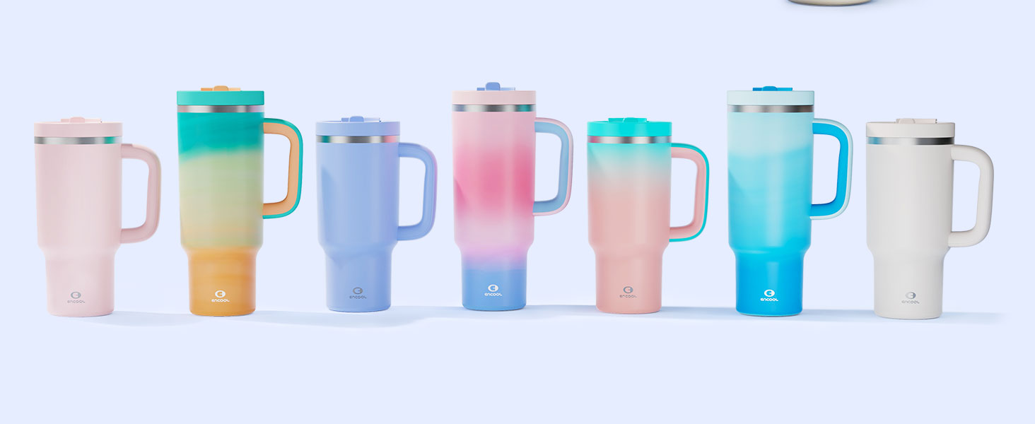 water tumbler with handle