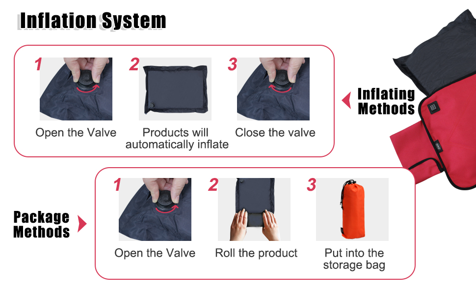 MYDAYS OUTDOOR Portable Heated Seat Cushion Outdoor,Heated