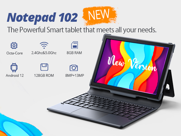 Dragon Touch Tablet PC 8+128G - Notepad102 10