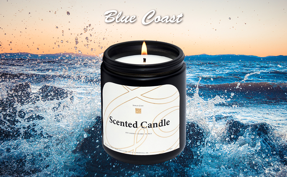 Amazon.com: Dexun Glow Aromatherapy Candle, Cote D'azur