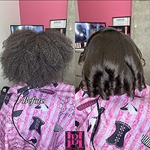 Textured Hair Before and After