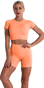 Orange Yoga Set