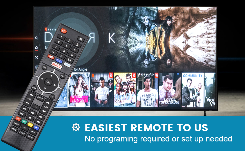 New Universal Remote Control for Element TV Remote Amazon.ca Electronics
