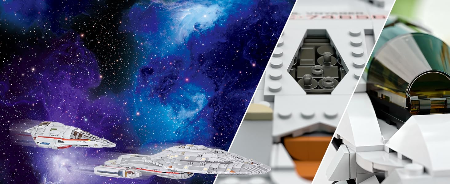 BlueBrixx Star Trek USS Enterprise E (NCC1701E) u. a. „Der erste Kontakt“ Midsize