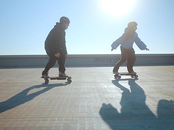 MEEPO mini5 electric skateboard riding