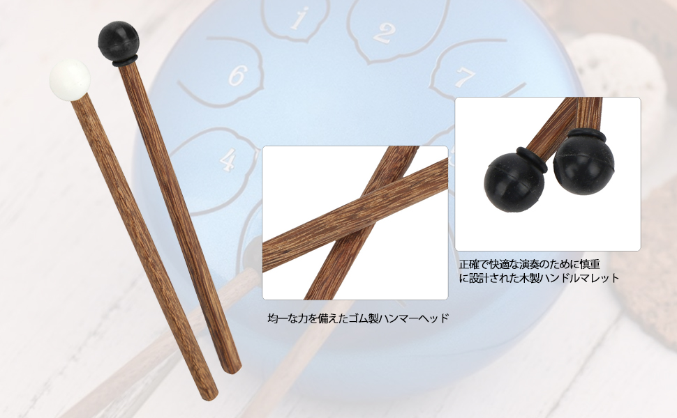 Amazon.co.jp: Jeffergarden 2ペア スリットドラムスティック