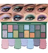 FeiCuiYun 16 Colors Eyeshadow Palette,Matte&Glitter&Shimmer Eyeshadow Makeup,Naturing-Looking,Hig...