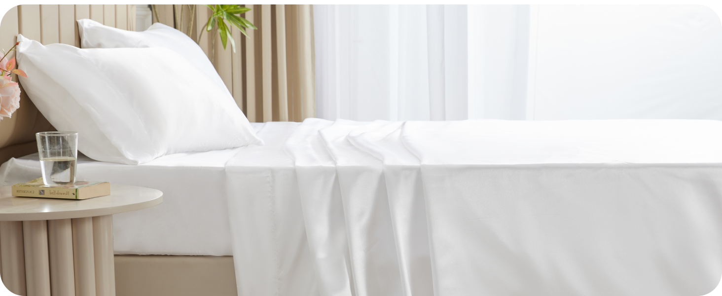 CozyLux satin sheets
