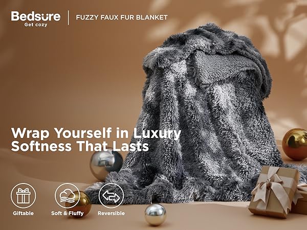 Soft Faux Fur Blanket
