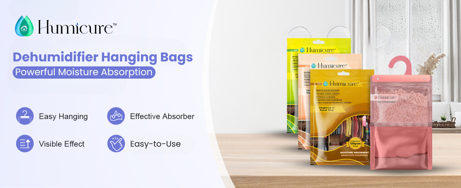 SPN-RECPP Moisture absorber  Hanging dehumidifier  Humicure moisture bag