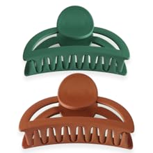 Moon-style hair clips