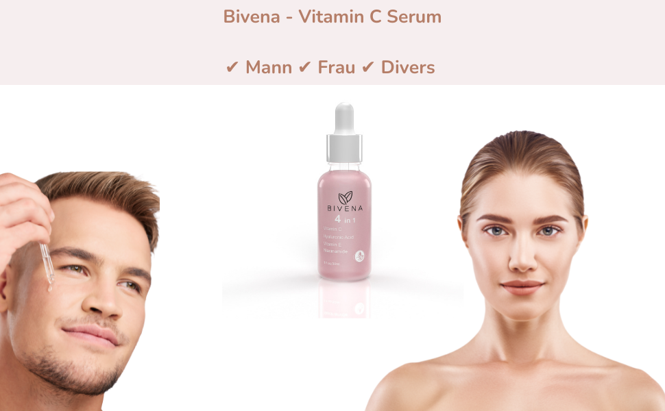 Mann Gesicht Serum Frau Divers Hautpflege 