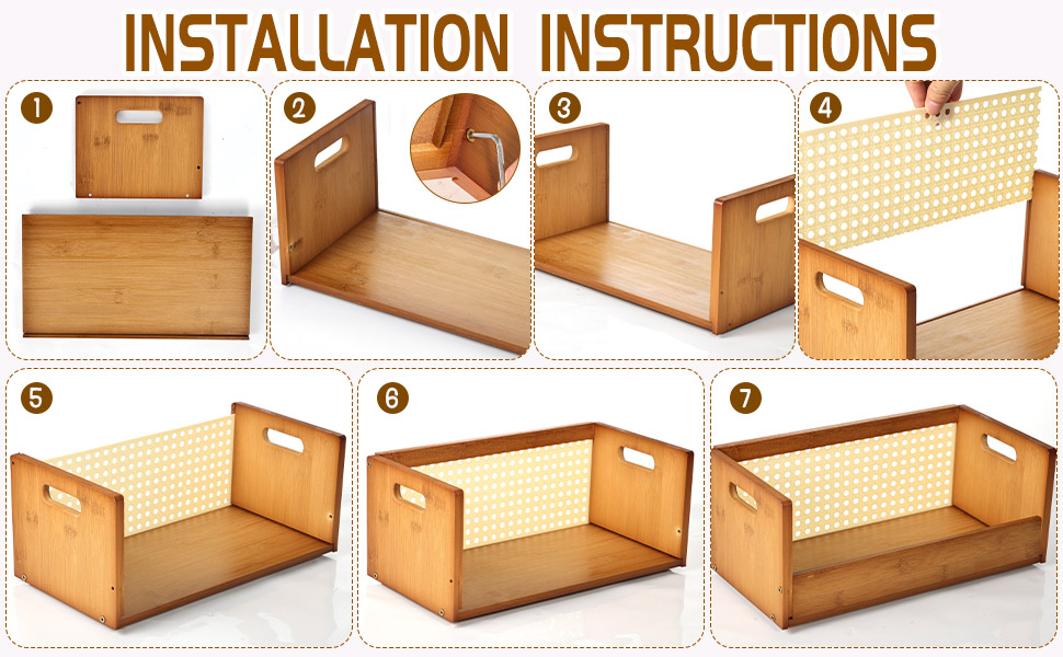 2 Set Bamboo CD Storage Box