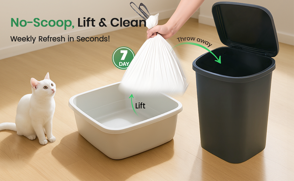 No-Scoop, Lift & clean