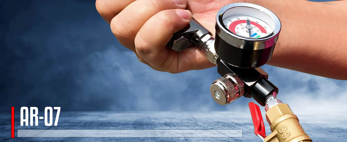 LE LEMATEC Spray Gun Regulator Tool, 1/4 NPT Air Pressure Regulator