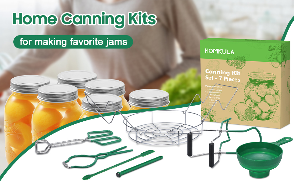 Canning Supplies Canning Kit Set 7 PCS, Premium Stainless Steel Canning Tools