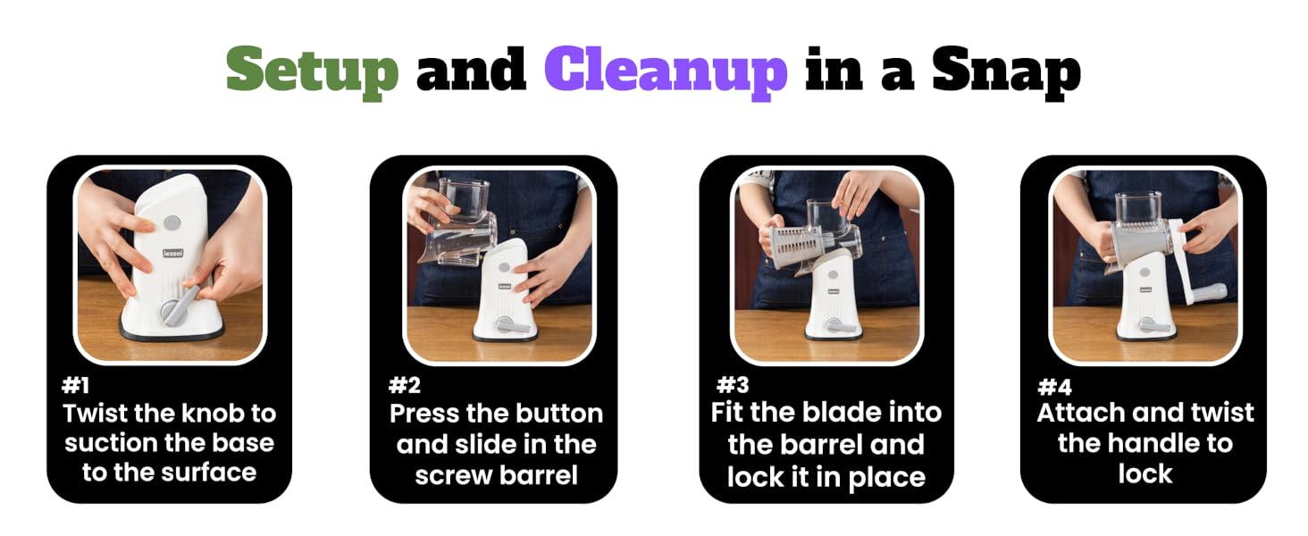 Easy to use cheese grater