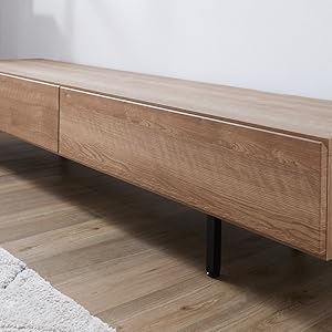 LOWYA 国産テレビボード180 シャビーナチュラル リビングボード(国産)収納力抜群タイプ(シャビーナチュラル