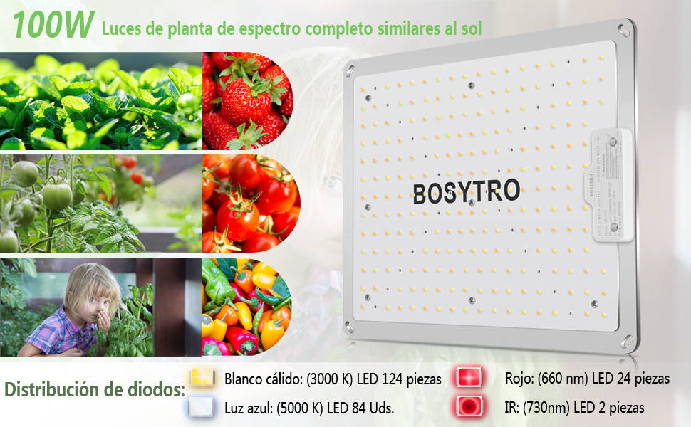 Luces de cultivo ideales de espectro completo