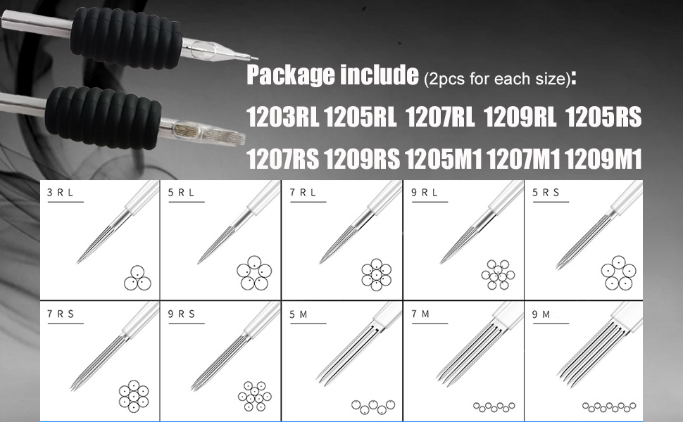 tattoo Needles and Tubes Combo