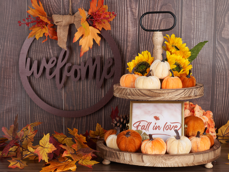 Thanksgiving pumpkin decoration