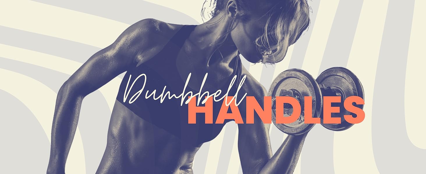 dumbbell handles 1 inch pair threaded dumbbell handles dumbbell bar dumbbell handle set adjustable