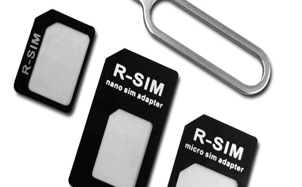 New Age Merchandise 3 in 1 Nano SIM Card Adapter, SIM Card Adapter Kit