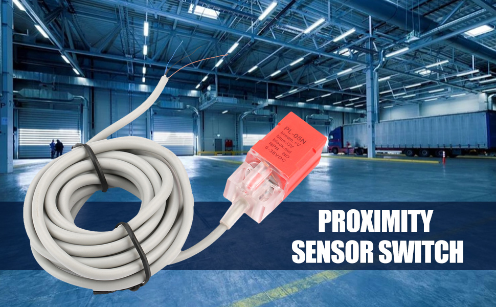 Sensore Di Prossimità Induttivo PL-05N NPN - Normalmente Chiuso, Distanza 5mm, Per DC12-24V/AC110-220V