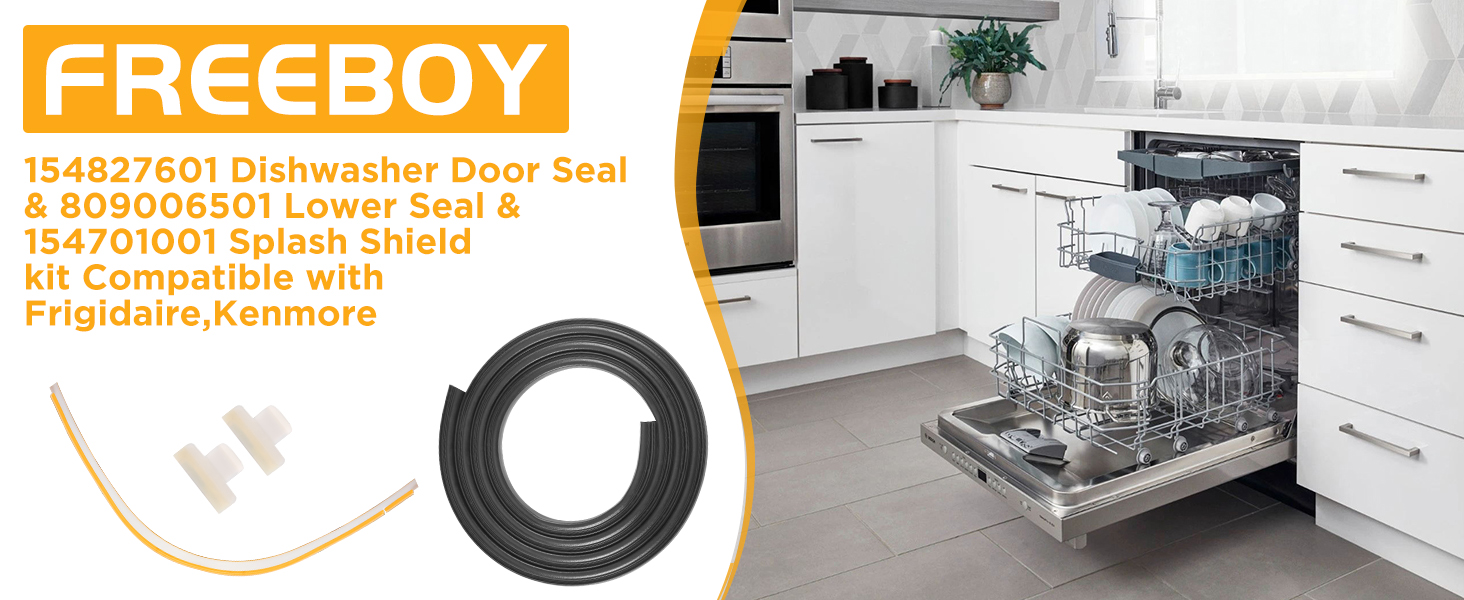 154827601 Dishwasher Door Seal Combo Kit For Frigidaire