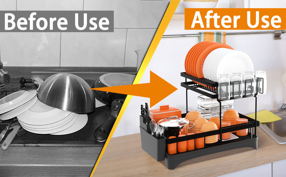 Fruits And Vegetable Utensils Storage Organizer 