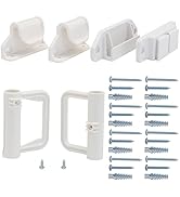 Stcockis Retractable Baby Gate Hardware, Pet Gate for Cats Mesh Baby Gate Replacement Parts Kit, ...