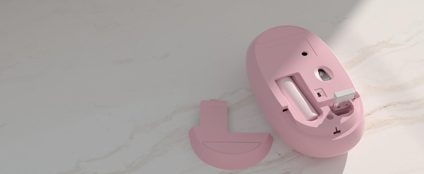 Emplacement du récepteur USB pour clavier et souris sans fil