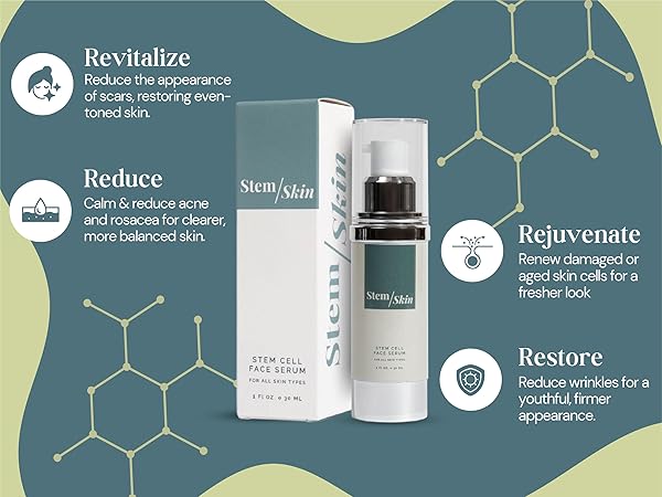Amazon.com: Stem Skin Advanced Anti-Aging Serum with Stem