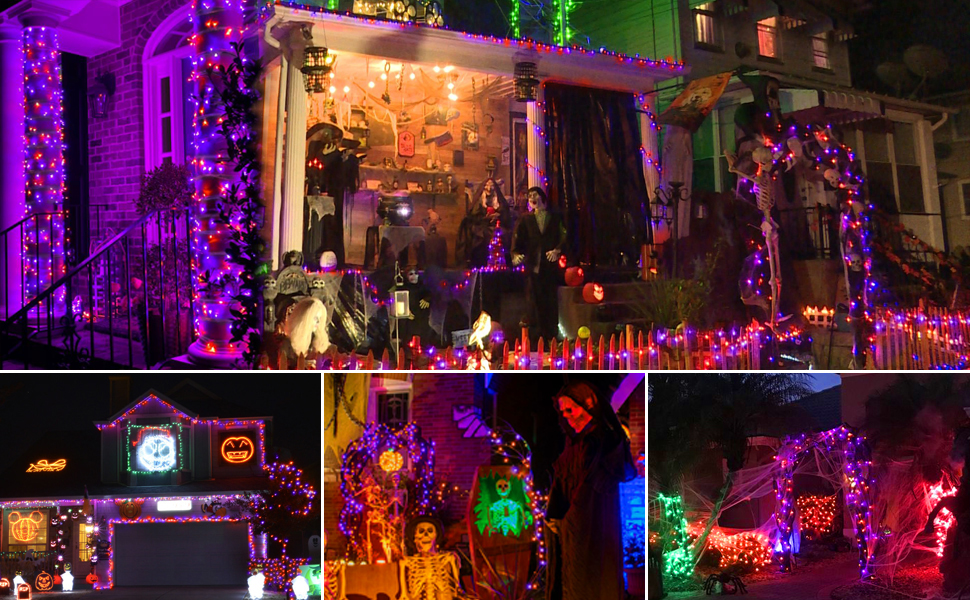 Brizled LED Halloween Lights, Extra Long 328FT 1000 LED
