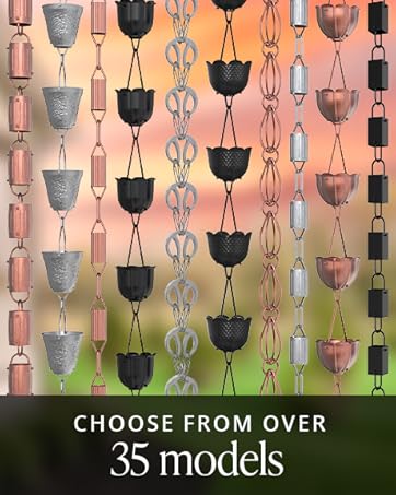 RAIN OR SHINE 『SC PACK 13L』 Amazon.com : Rain Chains Direct - Square Link Rain Chain