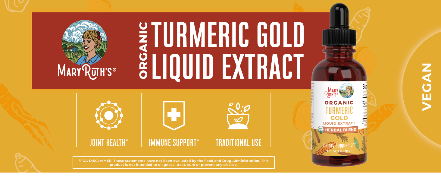 Turmeric Gold Extract, Organic, 1 oz