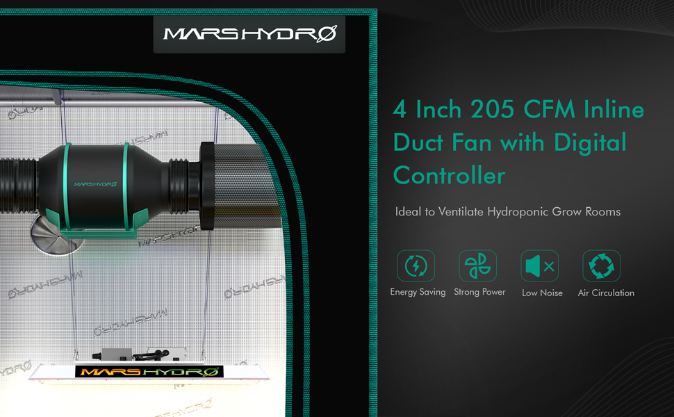 4 inch inline fan